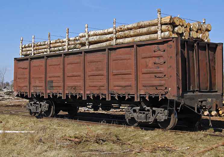 Перевозка ЛЕСА вагонами из Старого Сырокоренья в Обнинск