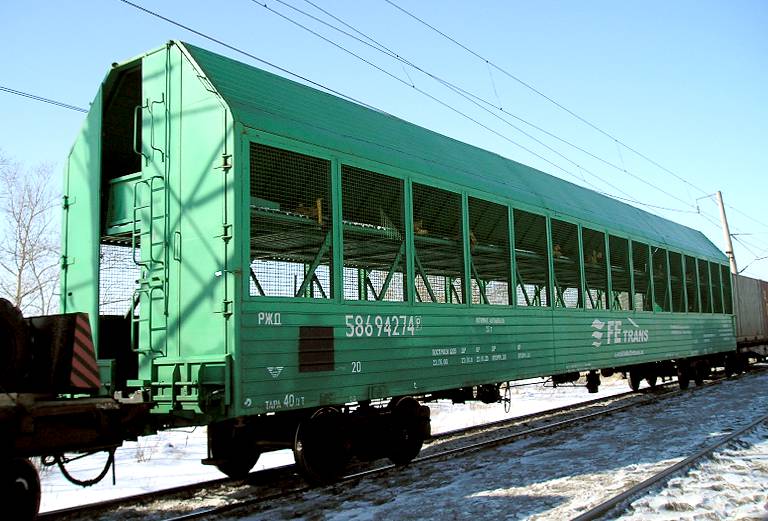 Железнодорожные перевозки авто  из Костромы в Комсомольск-на-Амуре